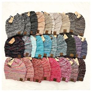C.C Classic Mix Beanie, Winter Hat, Winter Beanie, CC Beanie, Cozy Winter Beanie